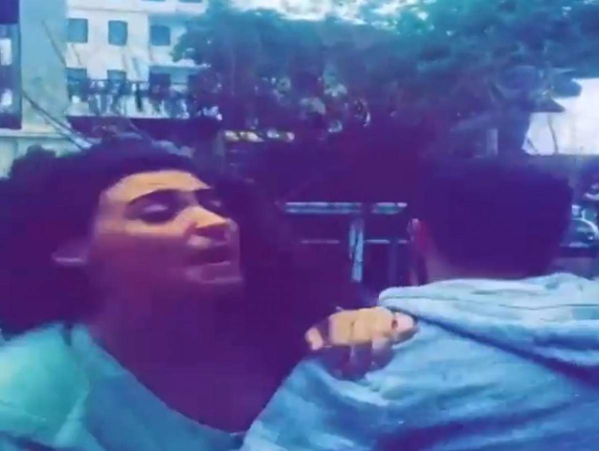 VIDEO / Antonia filmată în timp ce se zbate şi înjură în braţele altui bărbat decât Alex Velea! Ce a făcut-o să ţipe aşa de tare?